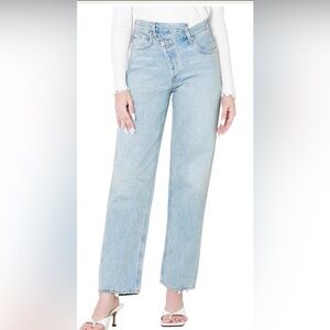 AGOLDE CRISS CROSS UPSIZED JEAN - SUBURBIA size 26